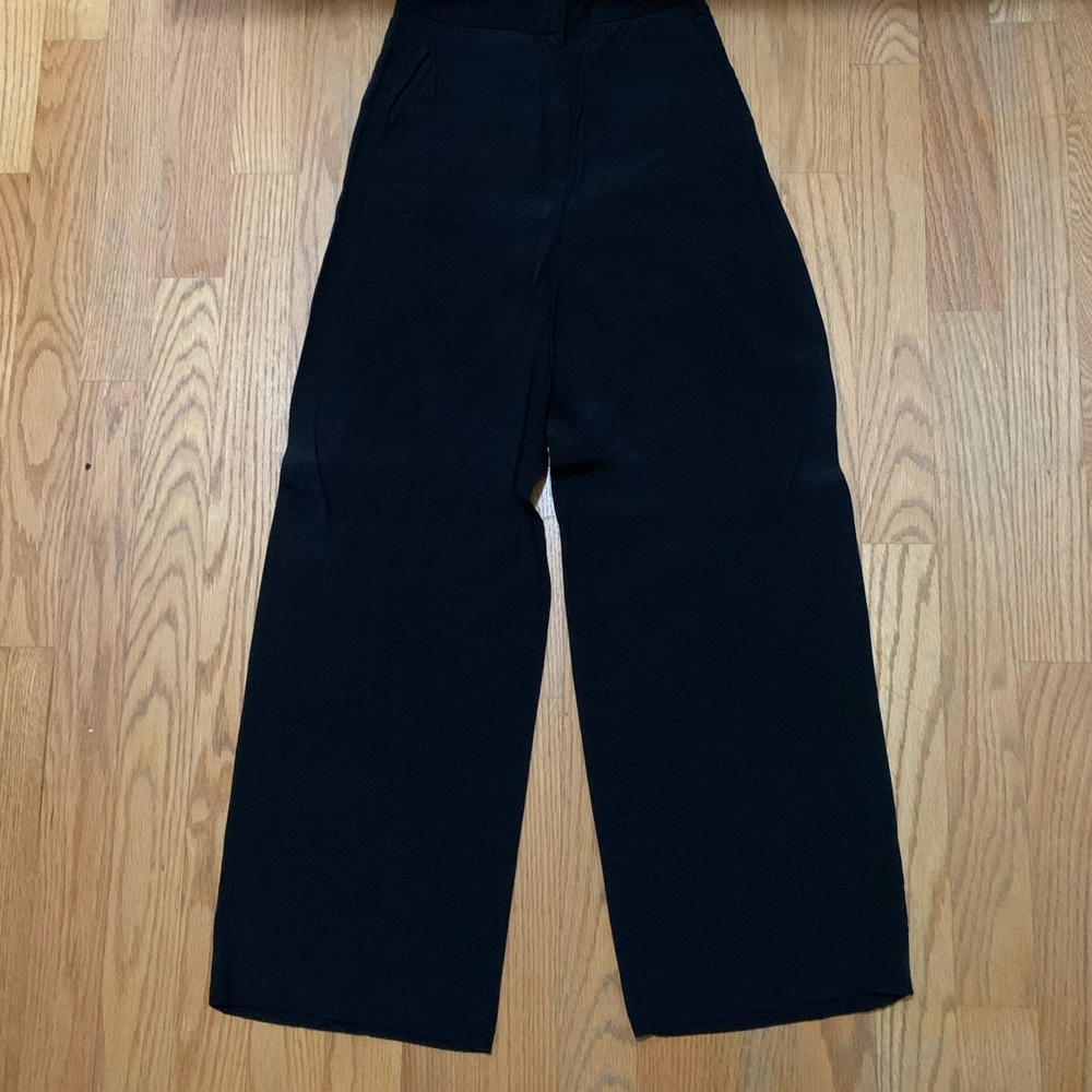 & Other Stories high waisted Black Trousers